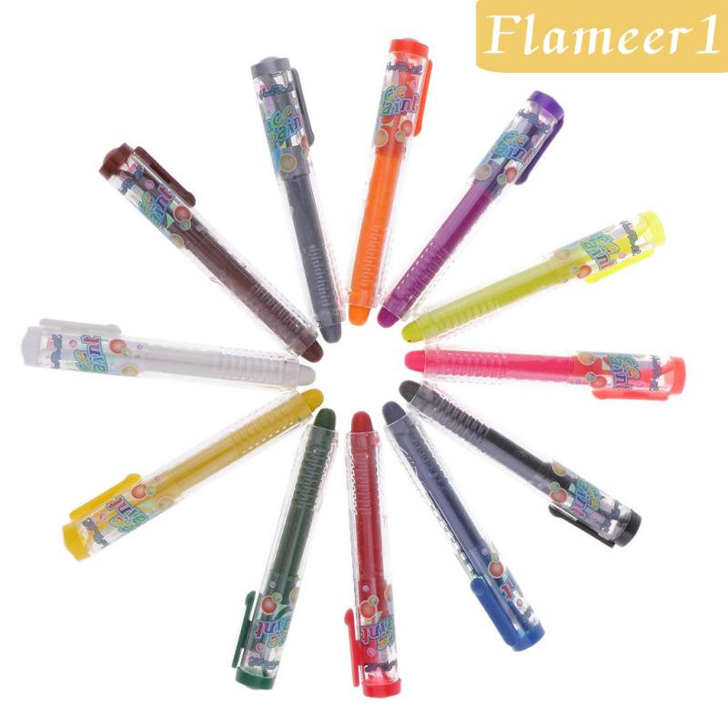 [Flameameer1] Màu Sáp Màu Vẽ Mặt Và Cơ Thể Hóa Trang Halloween Có Thể Giặt Được