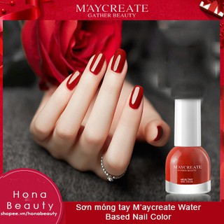 [FREESHIP-CHUẨN AUTH] Sơn móng tay Maycreate Water Based Nail Color hàng chính hãng nội địa Trung