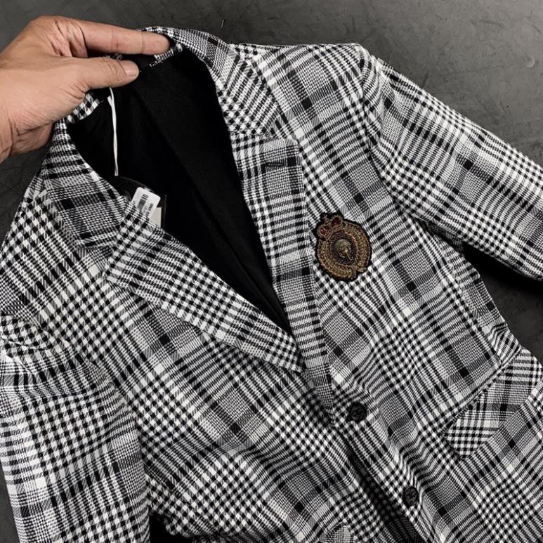 12.12 Xả - Áo khoác blazer, demi, vest nam ,vải chống nhàu,logo thêu, dáng vừa từ n4mstore Y88 ' 2021 . ᴬ :