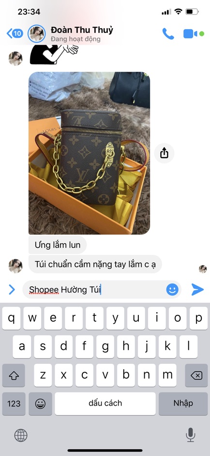 Túi mini da mềm đựng thoải mái điện thoại có hộp(ảnh thật) | BigBuy360 - bigbuy360.vn