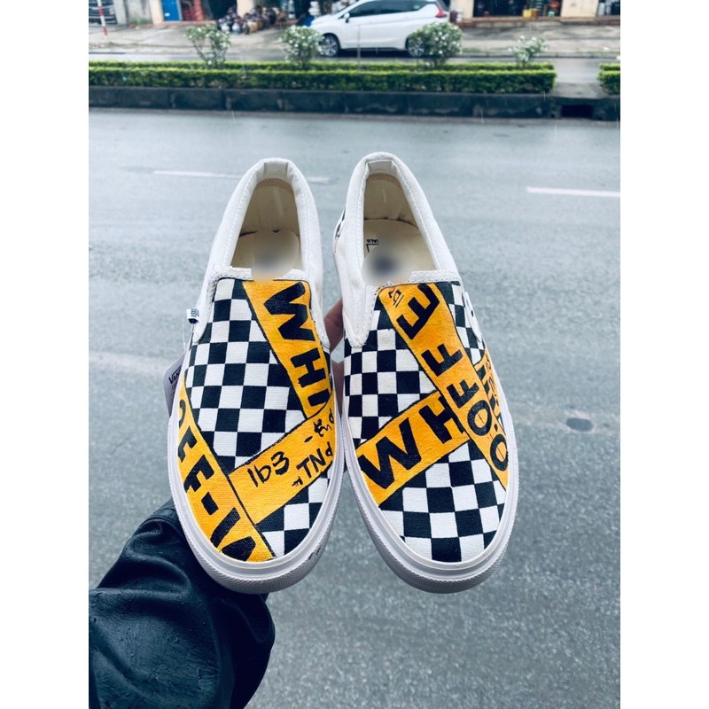 Giày custom offwhite cao cấp