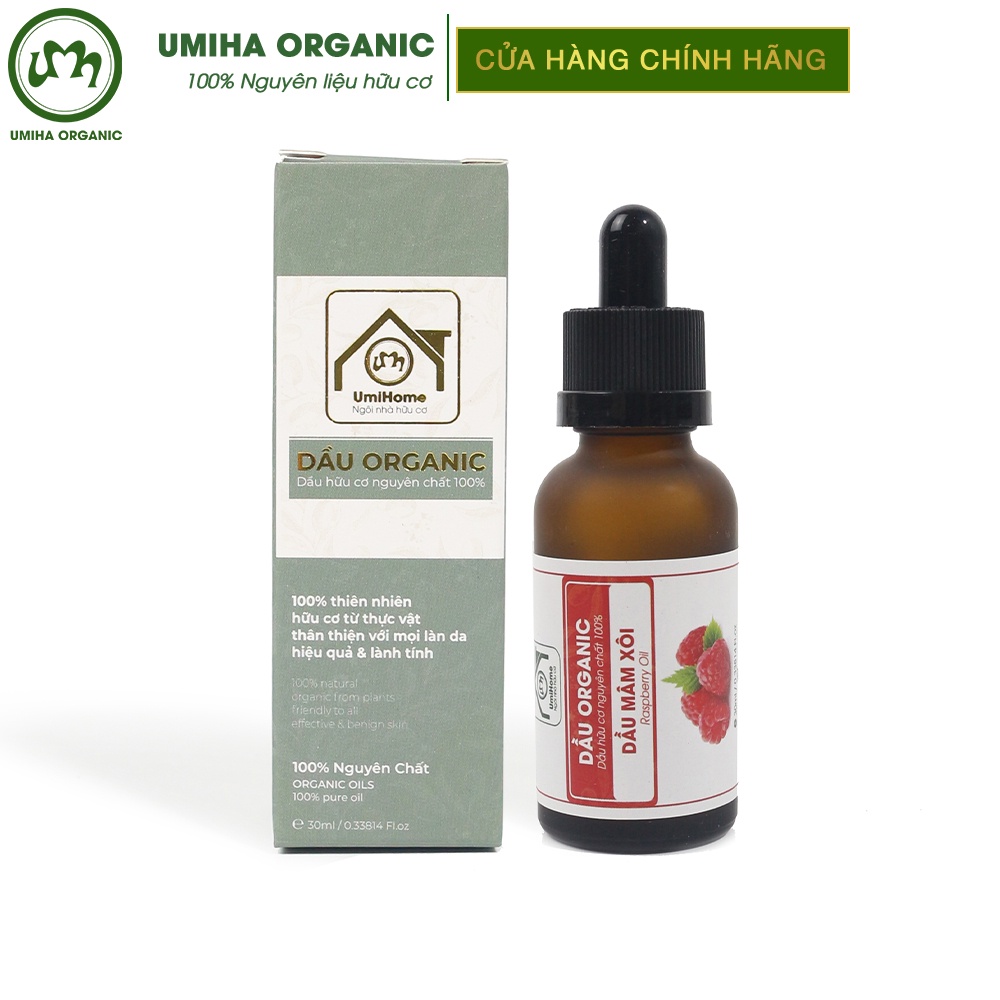 Dầu Mâm Xôi Nguyên Chất Umiha 30ml | Giúp Dưỡng Ẩm, Làm Mềm Da, Mượt Tóc, Chống Lão Hóa Hiệu Quả