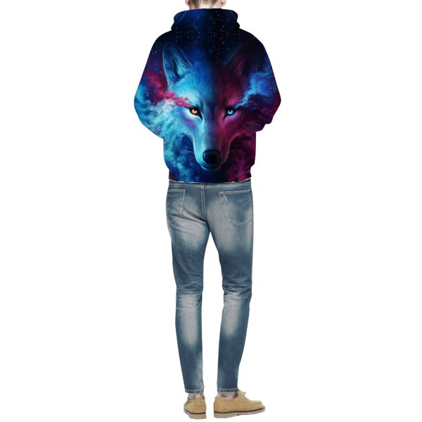 Áo Hoodie In Hình Sói 3D Cá Tính Cho Nam Nữ | BigBuy360 - bigbuy360.vn