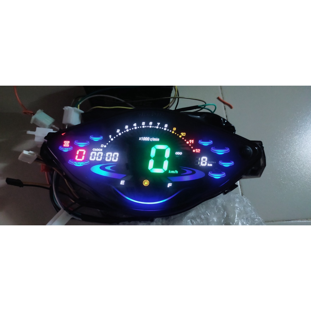 Đồng hồ điện tử LCD mẫu 2022 dành cho Wave A/Rs/S 100 hoặc Wave A 110 làm dây sẵn xài như Zin