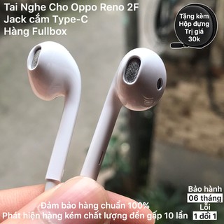 [Tặng kèm hộp đựng] Tai Nghe Có Dây Cho Oppo Reno 2F - Fullbox - Zin chính hãng
