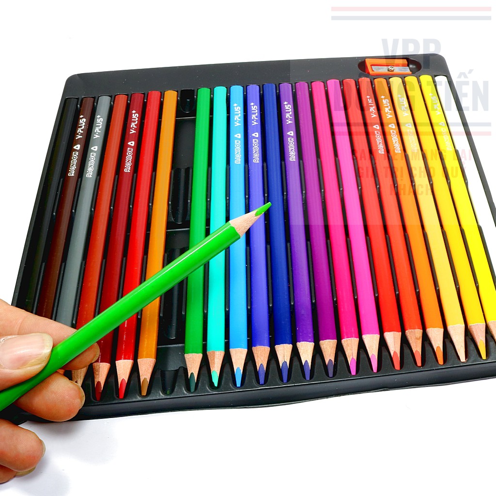 Bộ bút chì màu cao cấp hàng công ty (12, 18, 24 màu)