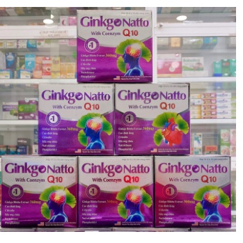 Viên uống bổ não GINKO NATTO 360mg giúp tăng cường trí nhớ, hỗ trợ tuần hoàn máu não - Hộp 100 viên