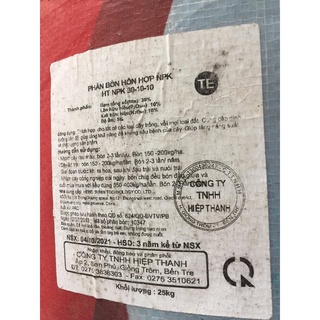 Phân NPK 30-10-10+TE 1kg