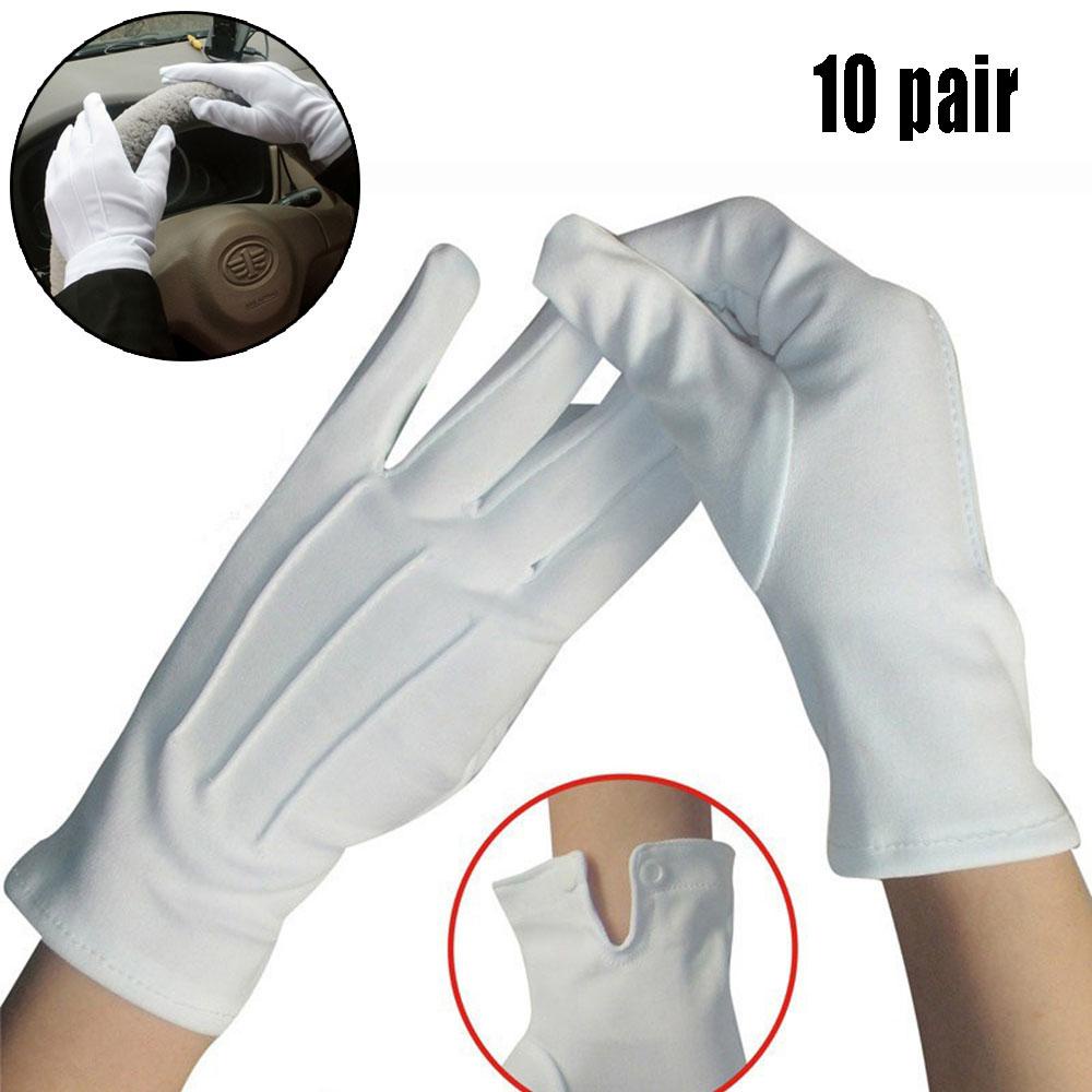 LONTIME Set 10 Đôi Găng Tay Cảnh Sát Unisex
