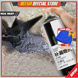 [Kèm Quà Tặng] Chai Xịt Chống Thấm Nước, Chống Dột Cho Mái Nhà, Tường, Ống Nước, Sàn Nhà Cao Cấp 450ml BEESIR