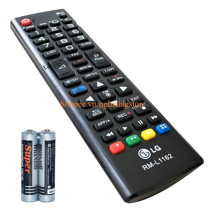 Remote Điều Khiển Tivi LG, Internet Smart TV RM-L1162