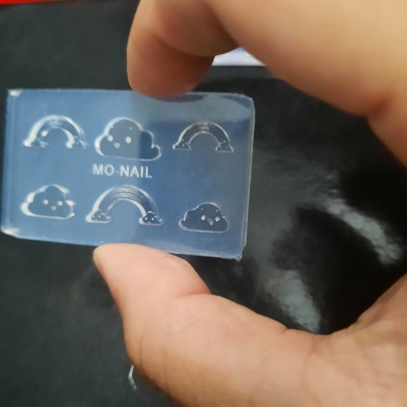 Khuôn Mini làm Mặt Trời, Trăng, Sao, Mây, Cầu Vồng dùng trong nghệ thuật thủ công Resin, Nail, Đất Set..