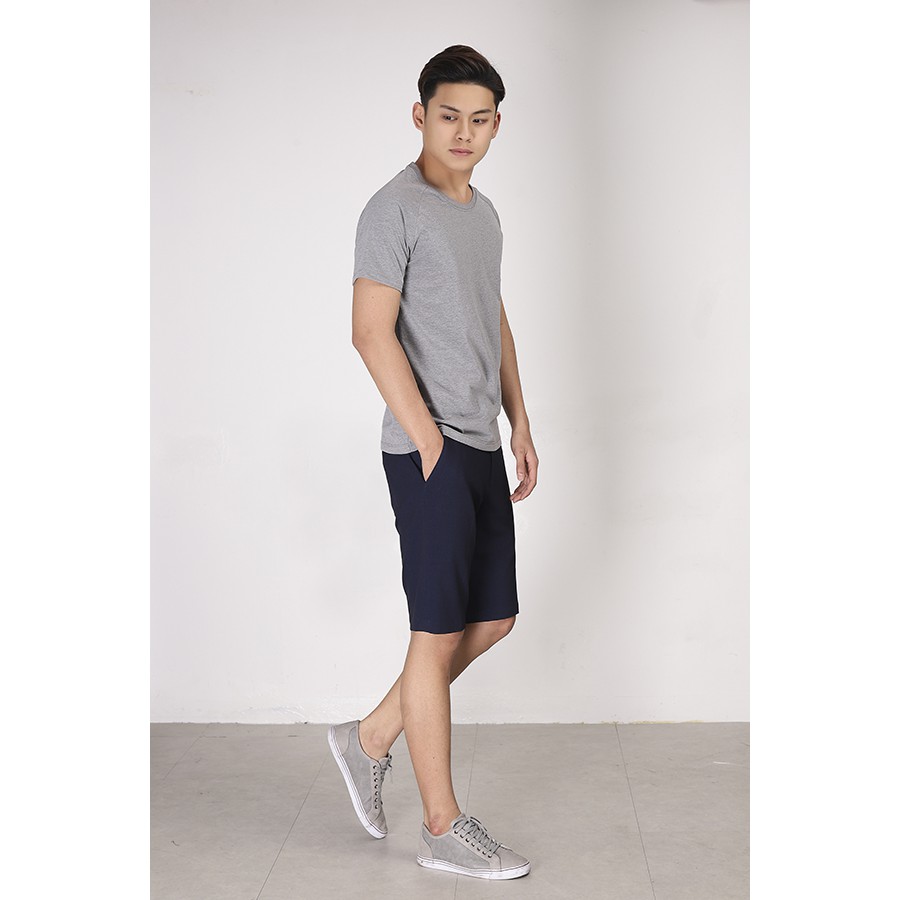 Áo phông không cổ Aristino Ats008s8 màu xám