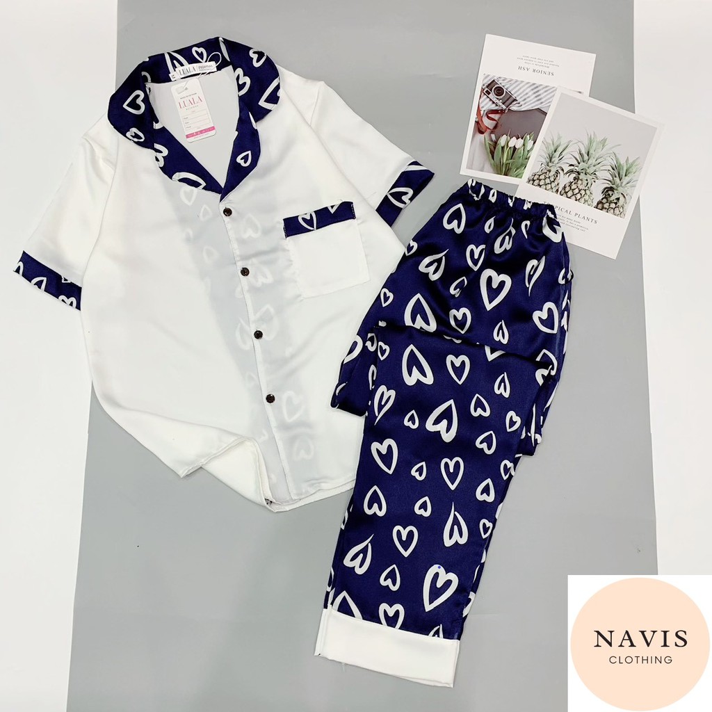 [XẢ KHO] Pijama Lụa Hàn Phối Satin Mẫu Hot 2021 | BigBuy360 - bigbuy360.vn