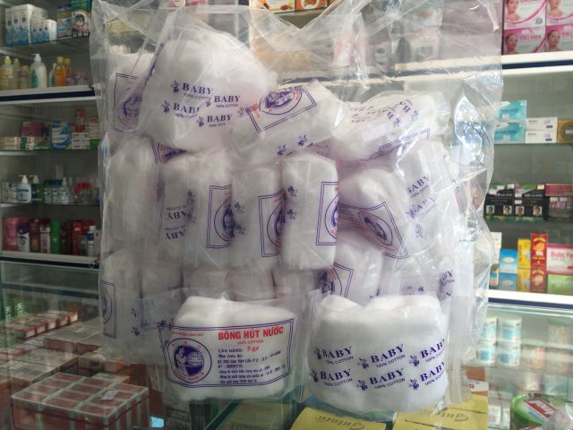 Bông gòn y tế 25g 50g 100g