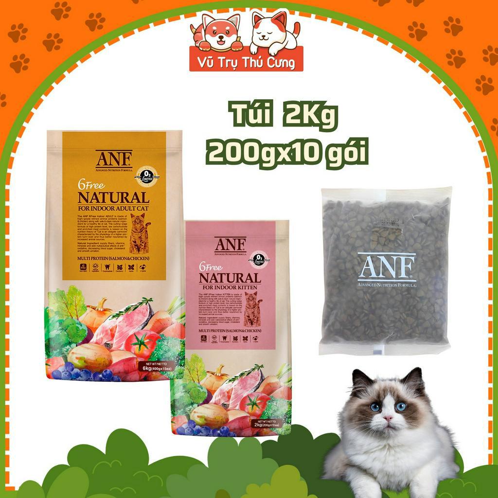 Thức ăn hạt hữu cơ ANF cho Mèo con, Mèo trưởng thành từ thịt và rau củ