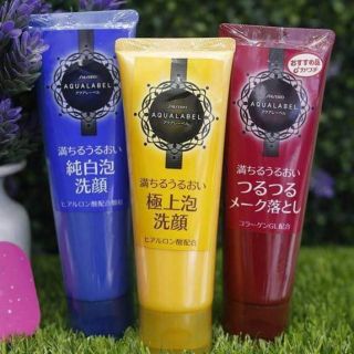 Sữa rửa mặt Shiseido Aqualabel Shiseido xanh, đỏ, vàng