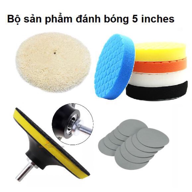 Bộ sản phẩm đánh bóng bề mặt 5 inches hoàn thiện