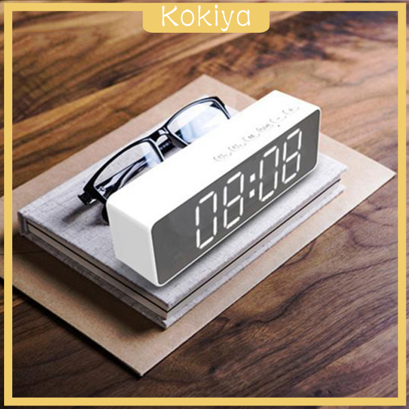 [KOKIYA]Bluetooth Speaker Large Display with Timer USB TF Card Desktop Bedside