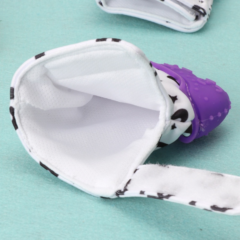 Găng Tay Silicone Hỗ Trợ Bé Mọc Răng Tiện Dụng