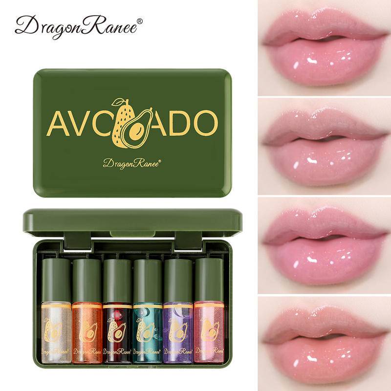 Set 6 son bóng dạng lỏng dưỡng ẩm màu sắc long lanh quyến rũ