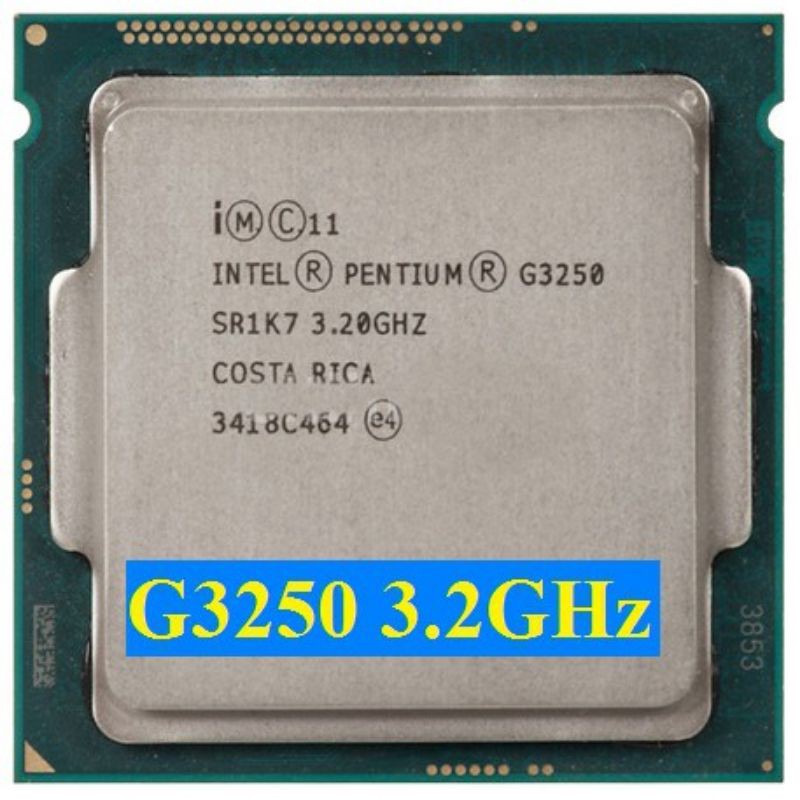 BỘ VI XỬ LÝ CPU INTEL G3250 3GHZ, 3M CŨ
