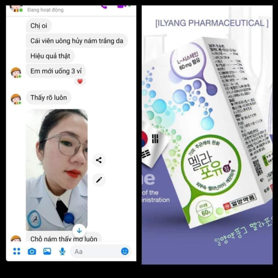 Viên Uống Trắng Da Hủy Nám Tàn Nhang Melaforyou Hàn Quốc Trong Uống Ngoài Bôi Siêu Kích Trắng Chống Lão Hóa | BigBuy360 - bigbuy360.vn