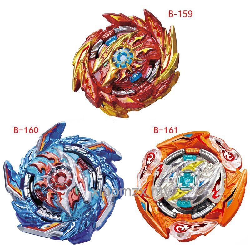 Beyblade Con Quay Đồ Chơi B-161 Glbo Ragnaruk 160 King Helios.Zn B-159 Super Hyperion Xceed B-156 Naked Spriggan Gt B-155 Master Diabolos B-150Ns B28-153