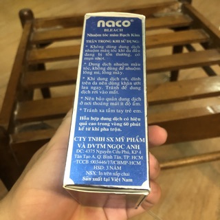 Thuốc Tẩy Tóc NACO BLEACH