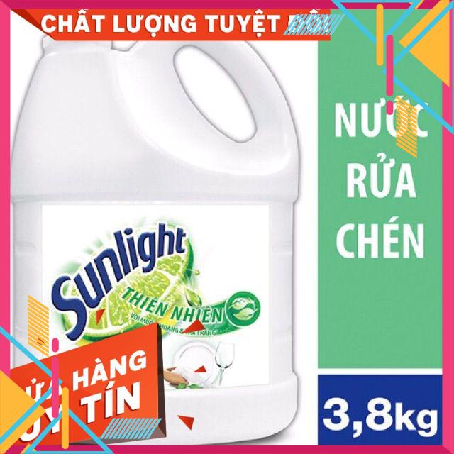 Nước rửa chén Sunlight hương Thiên nhiên can 3,6kg