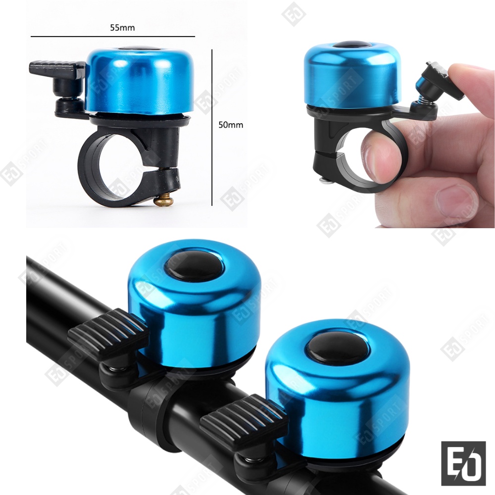 Chuông xe đạp mini hợp kim nhôm nhiều màu, âm thanh lớn lắp được các loại xe thể thao,người lớn,trẻ em-EO.sportDZ