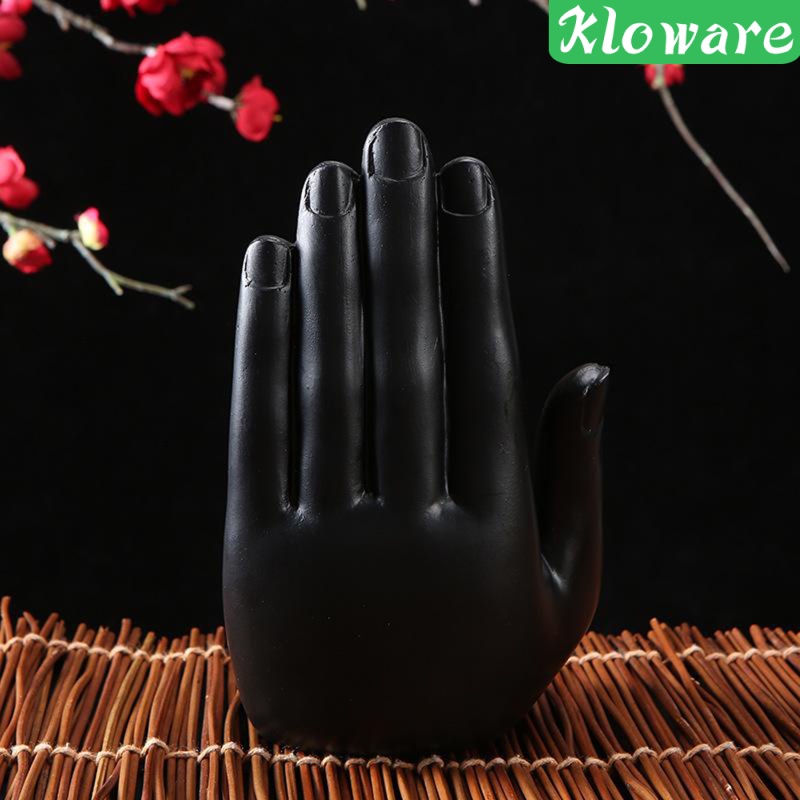 Mô Hình Tượng Phật Ngồi Màu Đen Dùng Trang Trí