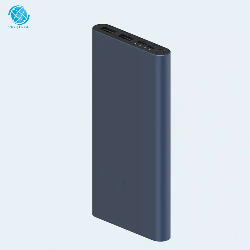 Pin Sạc Dự Phòng 10.000Mah Xiaomi Mi Power Bank Gen 3 Hỗ Trợ Sạc Nhanh Qc 3.0 - Bạc - Hàng Nhập Khẩu
