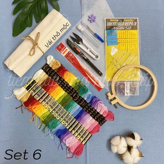 Set Tập Thêu Basic Dành Cho Người Mới Tập Thêu