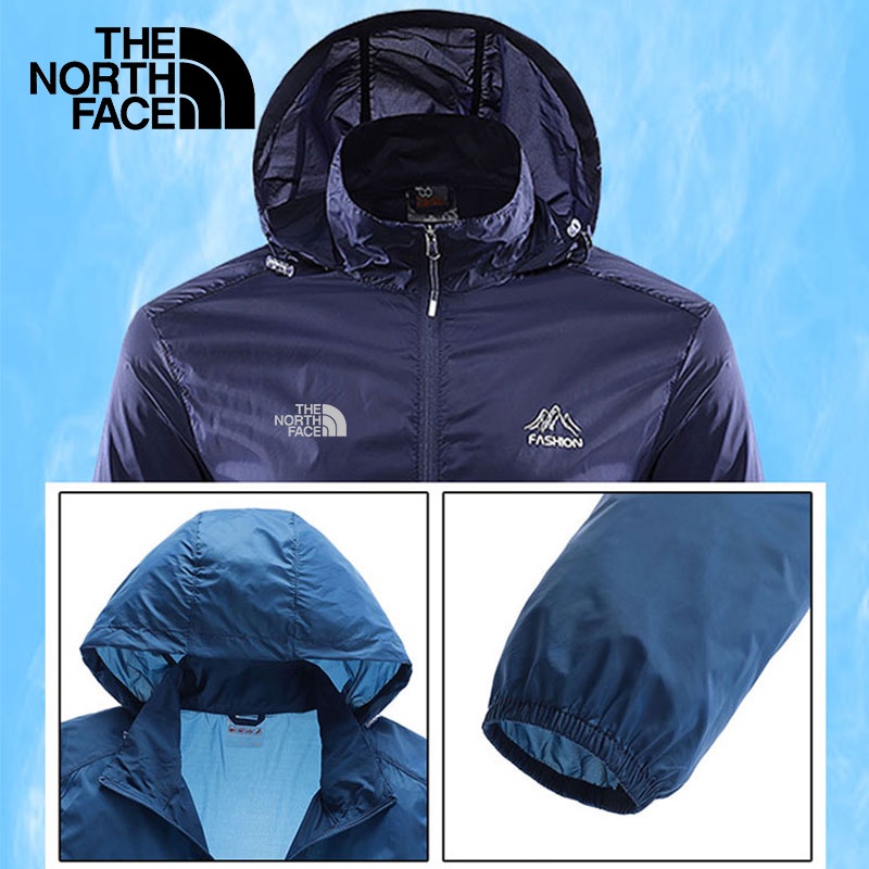 The North Face Áo Khoác Thể Thao Có Mũ Trùm Chống Nắng Chống Nước Mau Khô Cho Nam