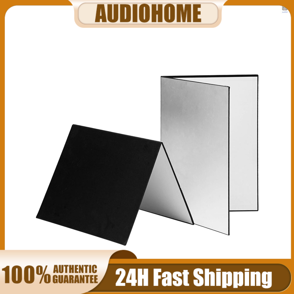 Tấm bìa cứng gấp chụp ảnh 3 trong 1 khuếch tán phản xạ cỡ A3/ đen/ trắng/ bạc