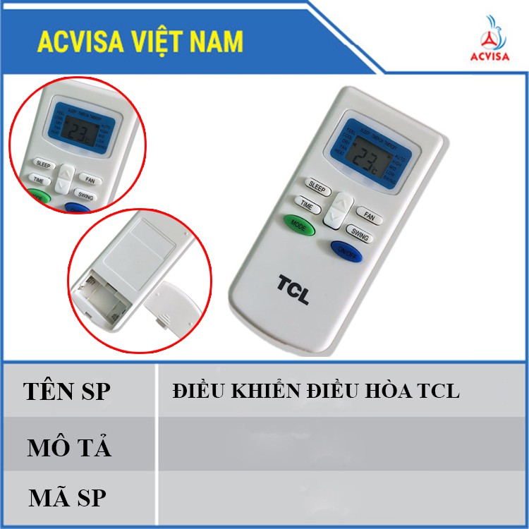 Điều Khiển Điều Hòa TCL (Phụ kiện linh kiện điều hòa)