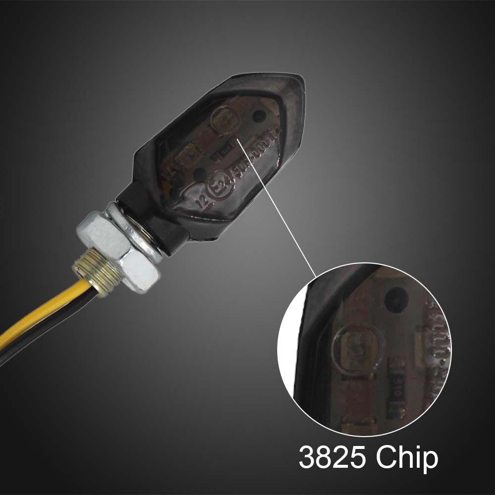 Đèn Xi Nhan Siêu Sáng 12V Màu Hổ Phách Chuyên Dụng Cho Xe Mô Tô