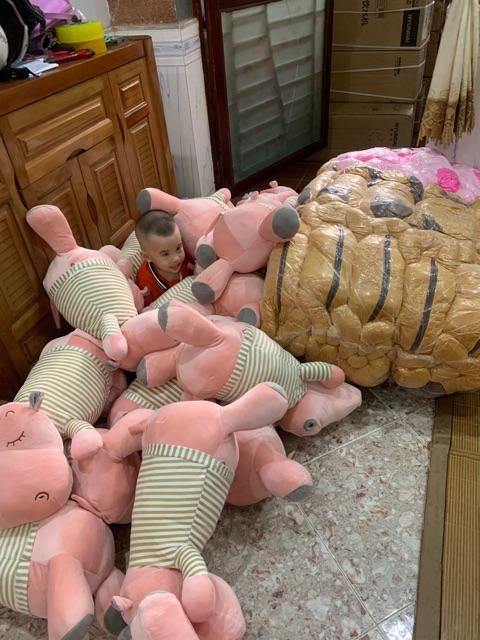 CHĂN GỐI 2 trong 1 hình thú siêu dễ thương