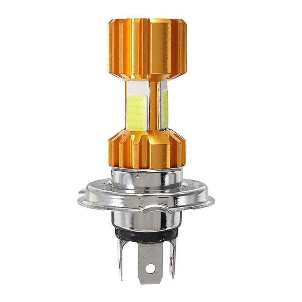 1 Đèn pha LED H4 COB siêu sáng 12V dành cho xe máy