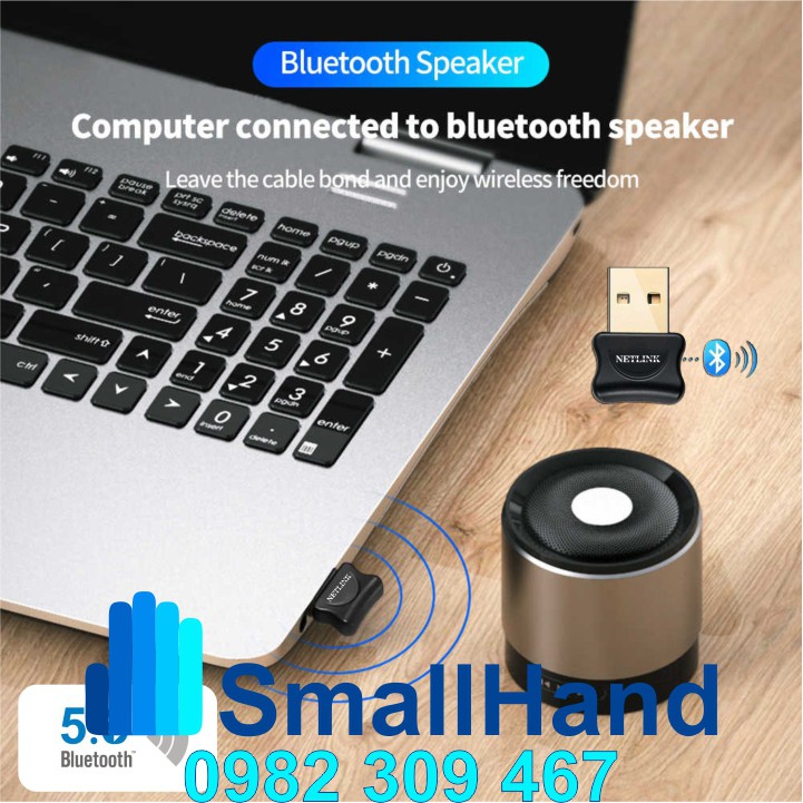 USB Bluetooth 5.0 Netlink – Chính Hãng Netlink bảo hành 1 năm – Hỗ trợ máy tính kết nối Bluetooth với các thiết bị khác