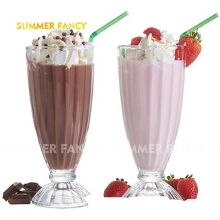 Ly 330ml - 350ml Đựng Kem Sinh tố, trà sữa Nhựa Trong Acrylic Cao Cấp - Cup