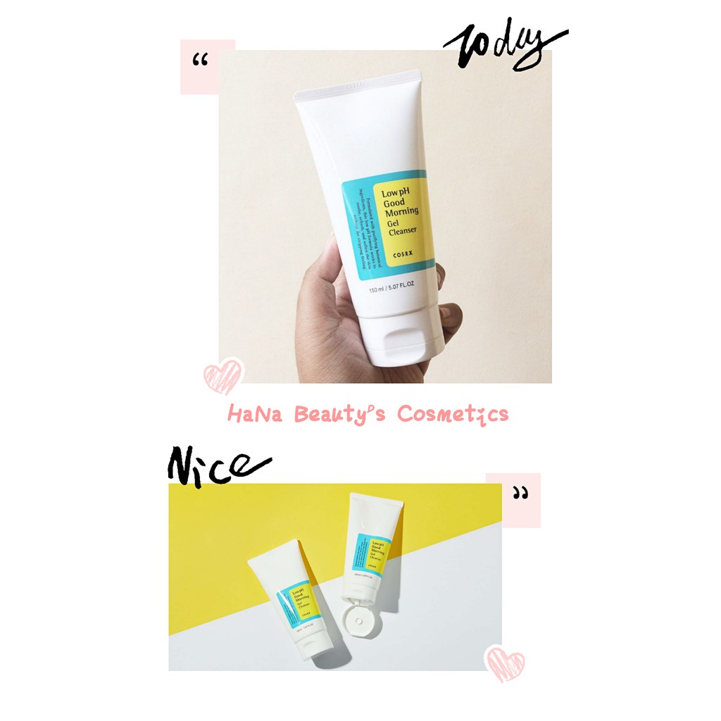 Sữa Rửa Mặt Dạng Gel Cosrx Low PH Good Morning Gel Cleanser