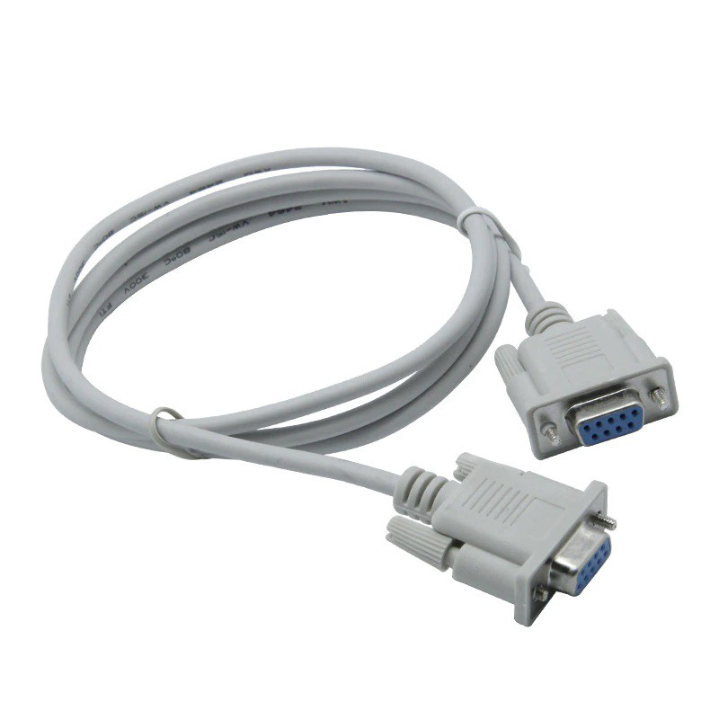 Dây USB com - 2 đầu âm RS232, cáp com 9 chân 2 đầu âm nối chéo 1.5M - Hàng chính hãng