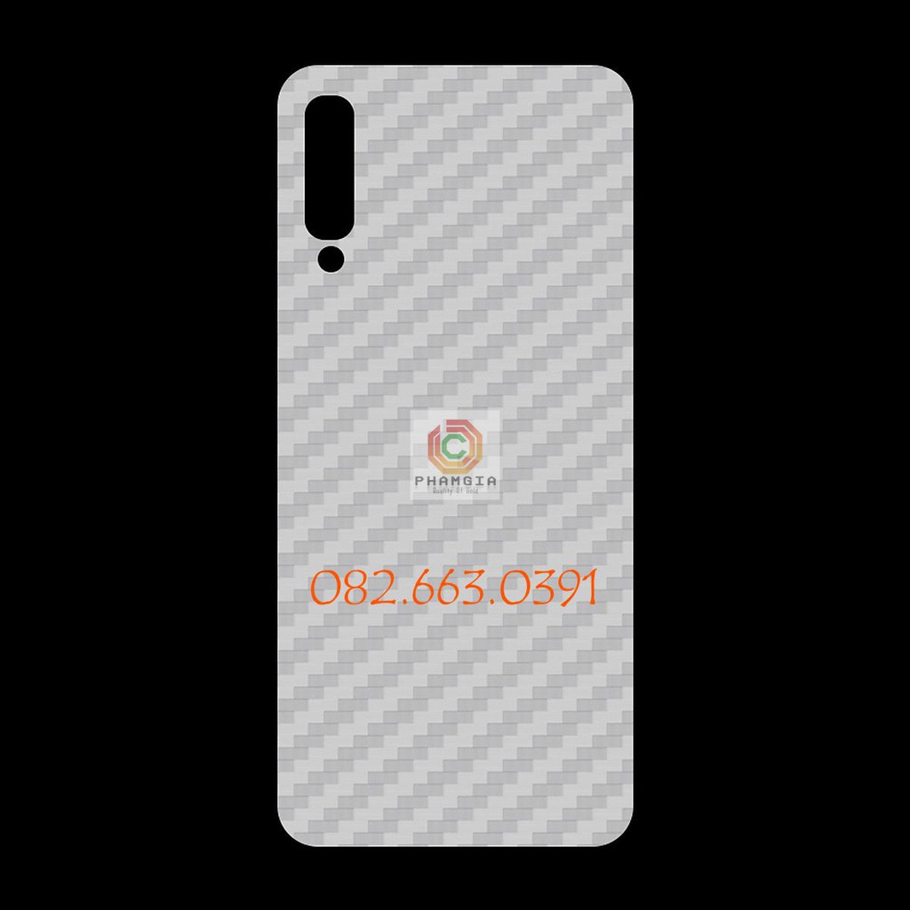 Miếng dán mặt lưng skin carbon Samsung Galaxy A60/ A70