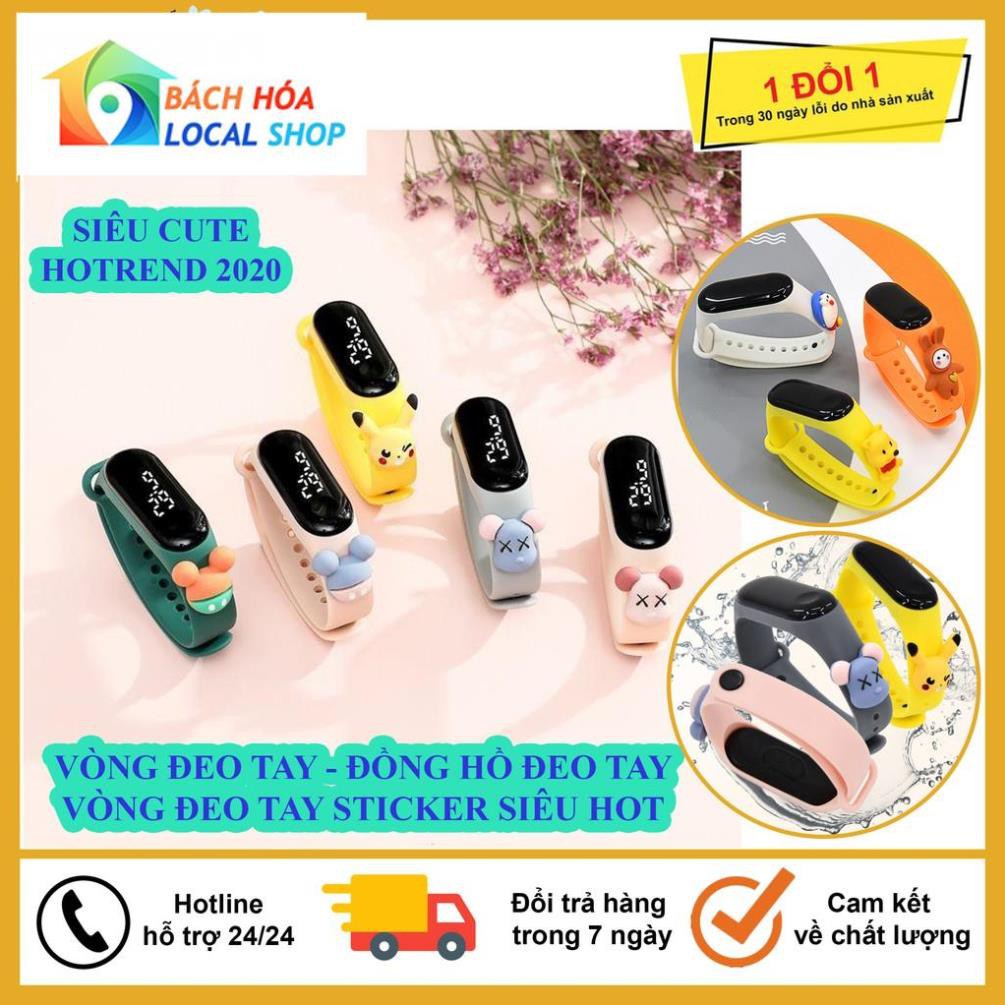 Vòng Đeo Tay, Đồng Hồ Thông Minh Thể Thao Sticker Hình Thú, Được Chọn Mẫu Siêu Hót, Siêu Đẹp, Hàng Độc Quyền Tại Shop