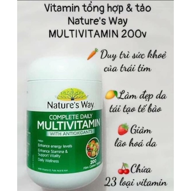 Viên tổng hợp Nature’s Way Multivitamin