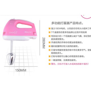 Máy đánh trứng Scarlett 7 tốc độ 180W