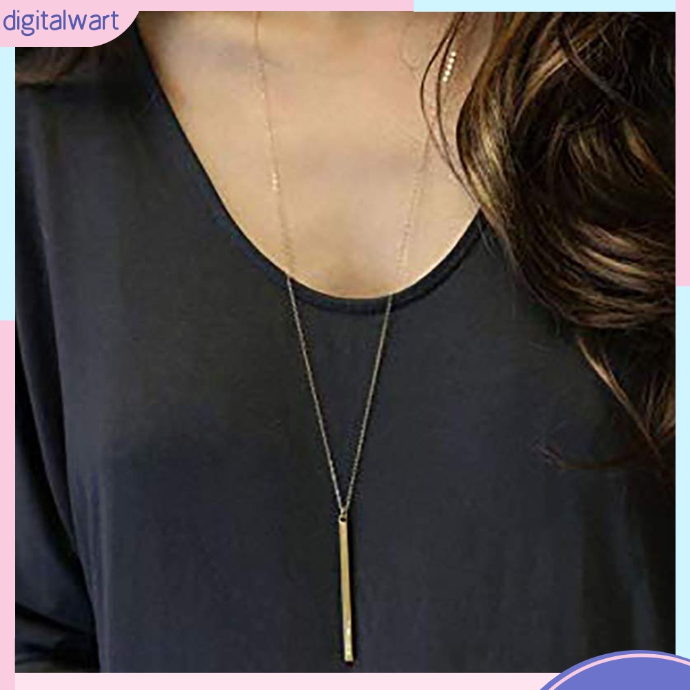 Vòng cổ hợp kim dáng dài mặt hình chữ Y thời trang cho nữ