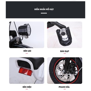 Xe Điện Gấp Gọn ADIMAN A1. Xe Điện Mini (Pin Lithium 48v-15A)